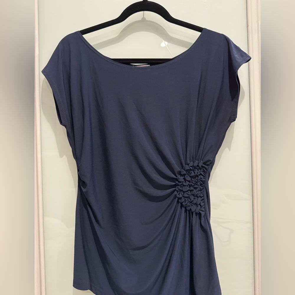 Navy blue blouse